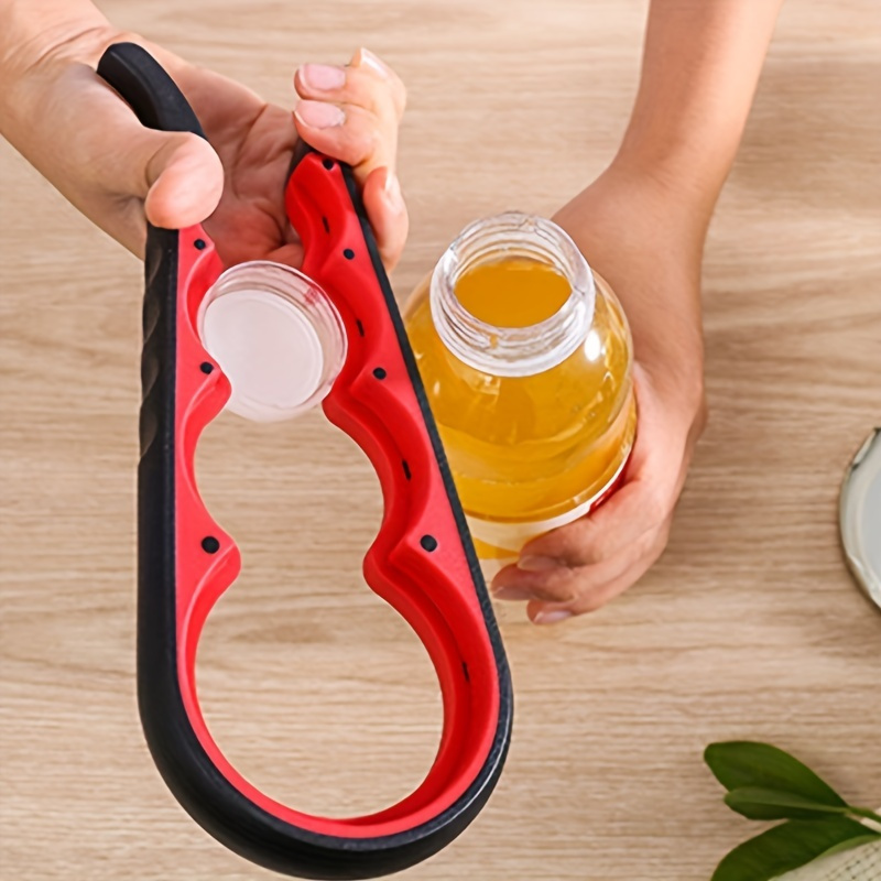 Blikopener Multifunctionele vier-in-één drankflesopener Dop Twister Blikopener met vier posities Antislipdop Twister