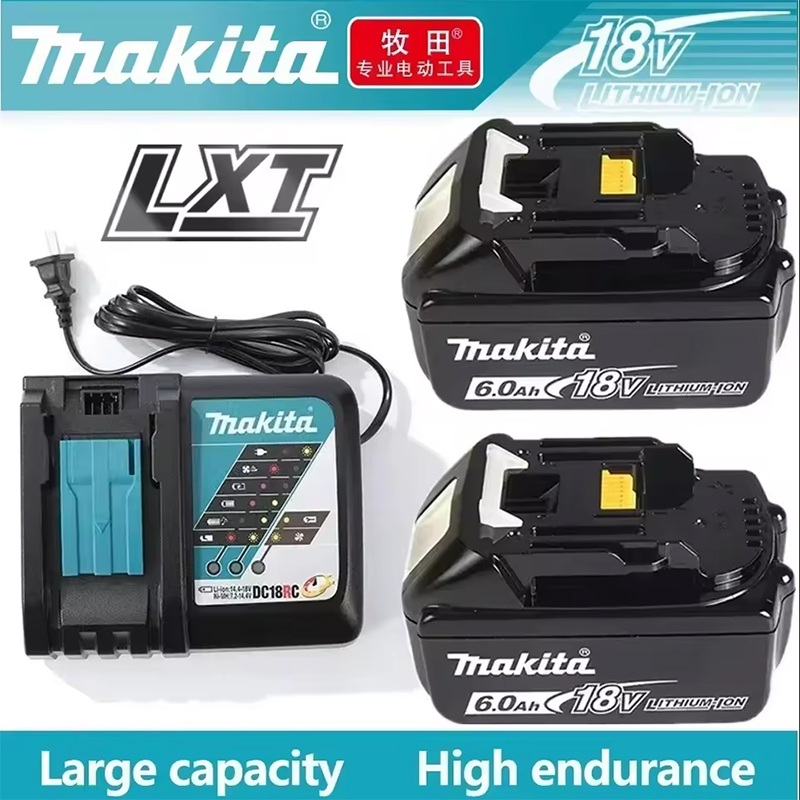 100% Original Makita battery,18V 6.0Ah rechargeable battery, replacing Makita DDF487 L1840B L1850B L1860B,power tool battery 1