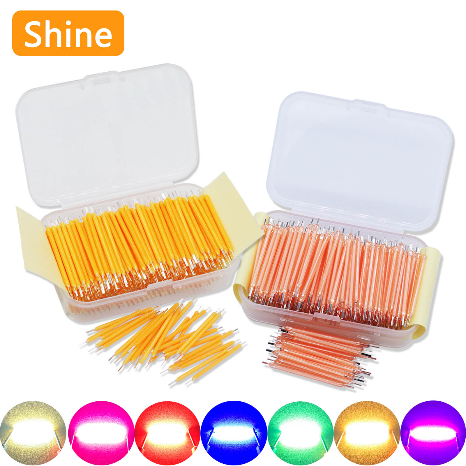 10 ~ 1200 Uds filamento LED 3V 38mm bombilla LED COB Edison decoración del hogar fuente de luz boda Oarty Camping diodo DIY