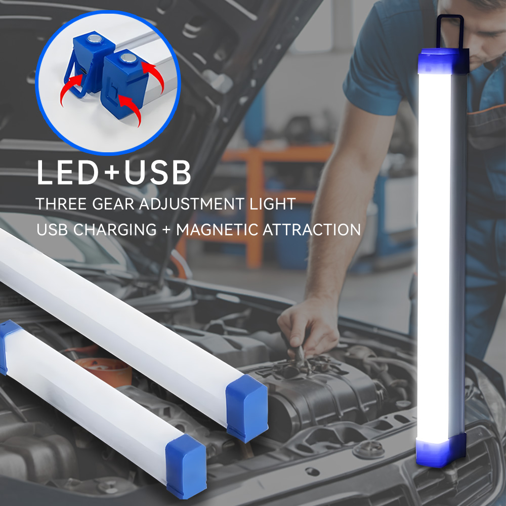 1pc USB 電源 LED アンビエントナイトライト、切り替え可能、ポータブルブルー装飾ライト、寝室、バー、ライブ写真に最適