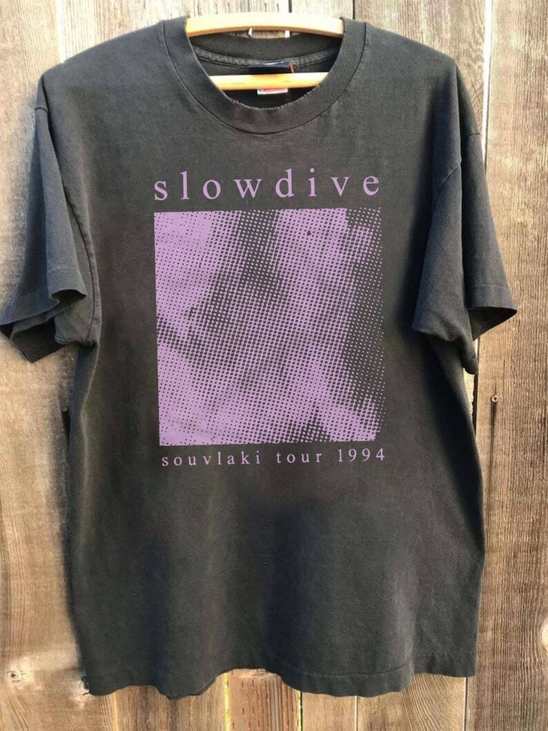Slowdive Tour Vintage Shirt Jaren 90, Slowdive Band Unisex T-Shirt Maat S-5XL Kh4244