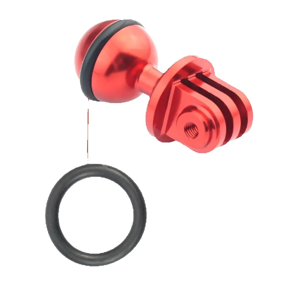 Anneau torique étanche pour plongée, 10 pièces, support de bras de lumière vidéo, adaptateur de montage sur boule, plateau d'appareil photo SLR, photographie sous-marine