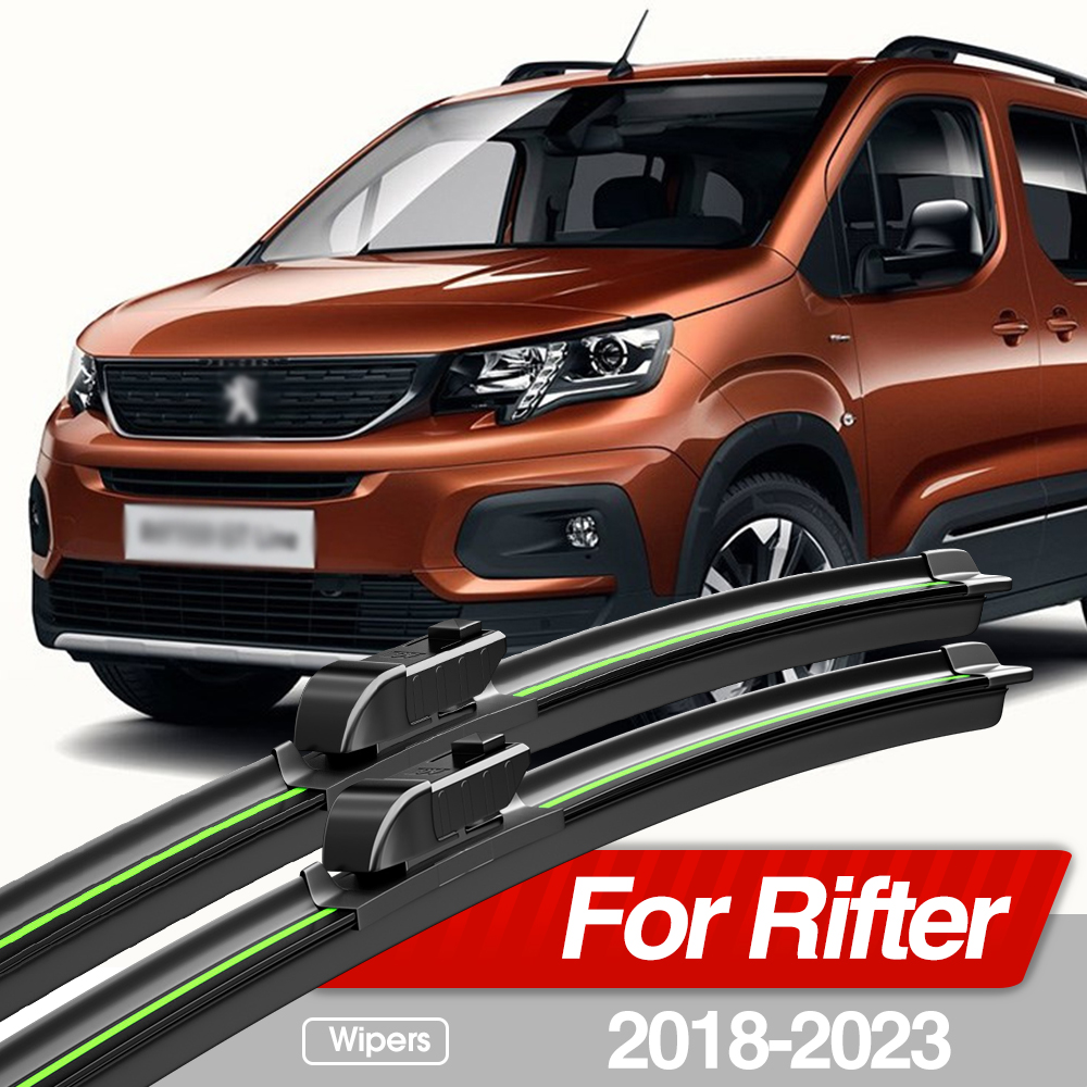 Dla Peugeot Rifter 2018-2023 Pióra wycieraczek przedniej szyby 2szt Akcesoria do szyb przednich 2019 2020 2021 2022
