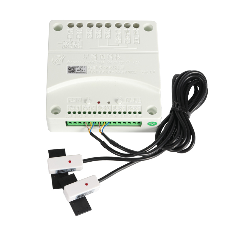 XKC-C383 automatyczny regulator poziomu cieczy odprowadzania wody, kontrolery AC110v-220v/DC12v-24v czujników poziomu wody