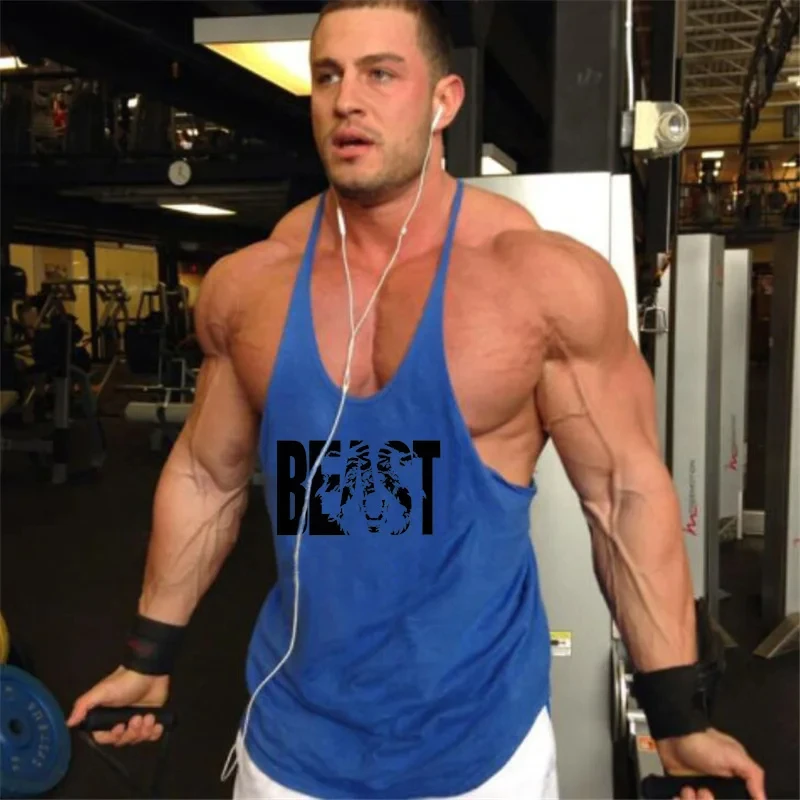 Ärmelloses Sweatshirt Herren Unterhemden Gym T-Shirts Hosenträger Mann Top für Fitness Westen Bodybuilding Shirt Stringer Kleidung Weste