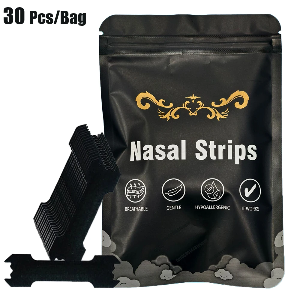 30/90/150 pièces, Patch nasal anti-ronflement, Bandes nasales extra-fortes pour une meilleure respiration, Non invasif, Aide au sommeil pour une respiration plus facile