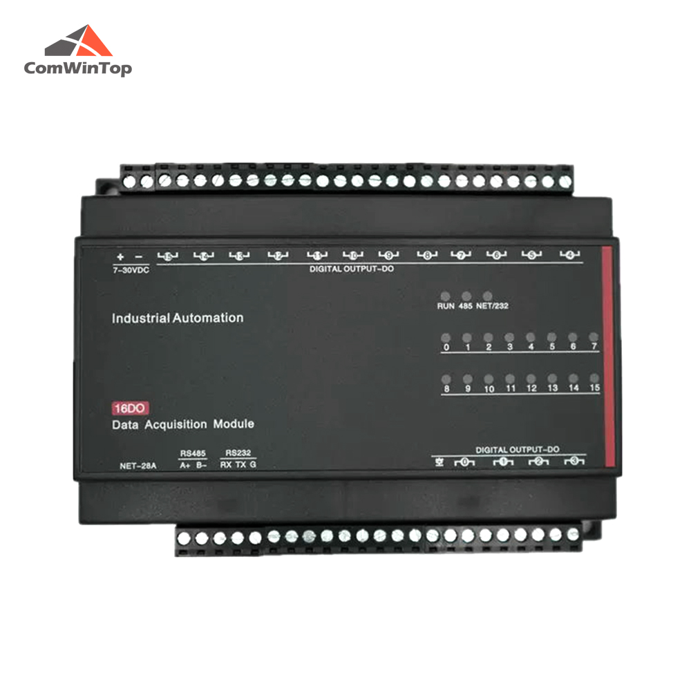 CWT-MB328A 16DO 16-Kanal-Digitalausgang 5A/30VDC Relaisausgang Modbus Rtu Io-Modul