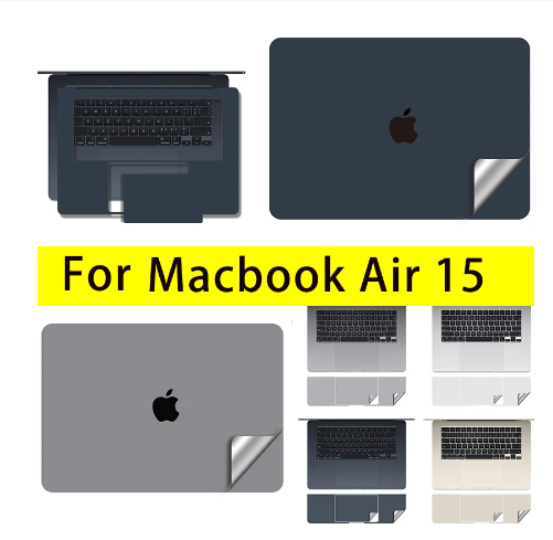 Adesivo Protettivo per MacBook Air 15 13 A3240 A3241 A3448 A3449 M5 2026, Protezione per il Supporto per le Mani + Adesivo Protettivo per Trackpad