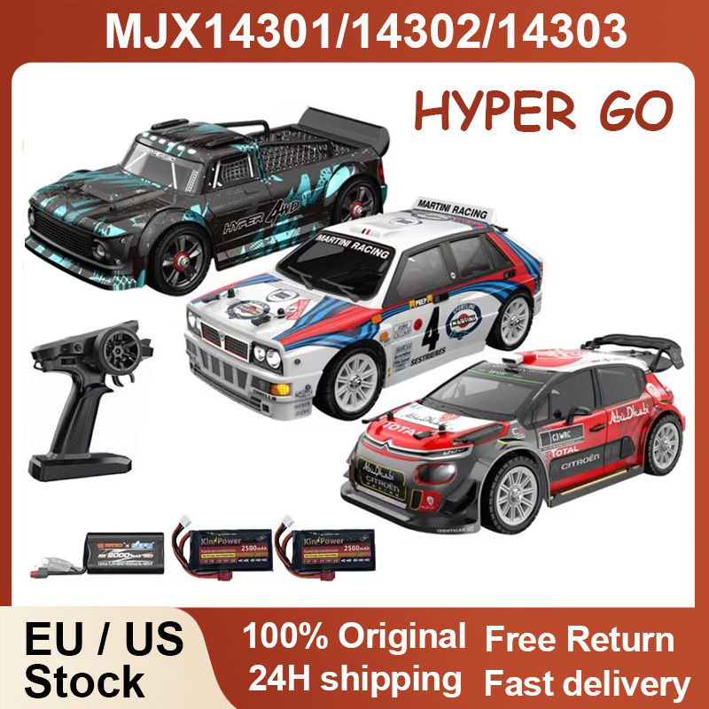 MJX 14301 14302 14303 1/14 RC รถ 55 กม./ชม.Brushless HYPER GO 2.4G รีโมทคอนโทรล 4WD Off-road ความเร็วสูง RC รถรถบรรทุกงานอดิเรกของเล่น