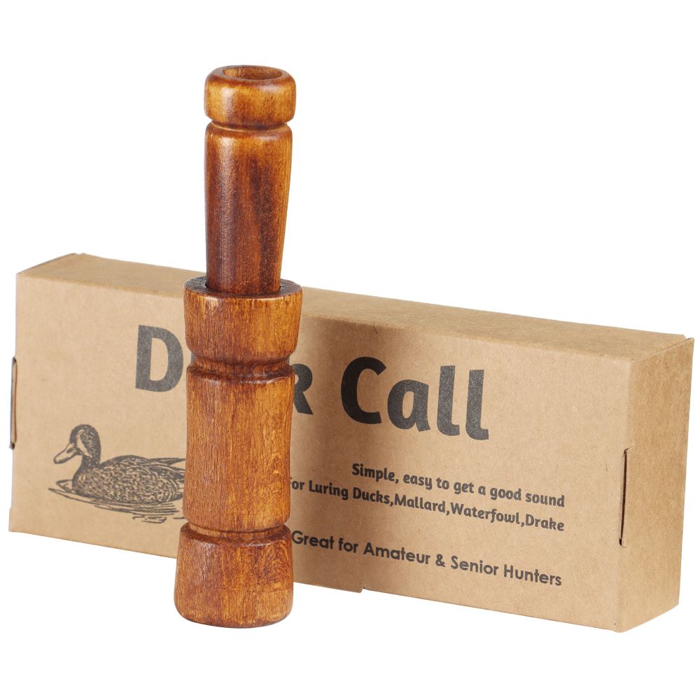 ไม้นกหวีดเหยื่อสำหรับล่าสัตว์ทั้งหมดเป็ด Mallard Duck Commander To Call เป็ด Loud Outdoor ที่สมจริงเสียงเป็ด Call
