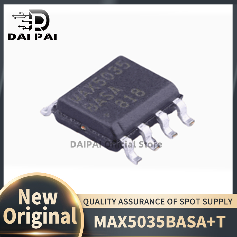 (10 шт./лот) 100% новый оригинальный точечный чип MAX5035BASA + T SOP8, мощность 1 А, 76 В, высокоэффективный понижающий преобразователь постоянного тока MAXPower