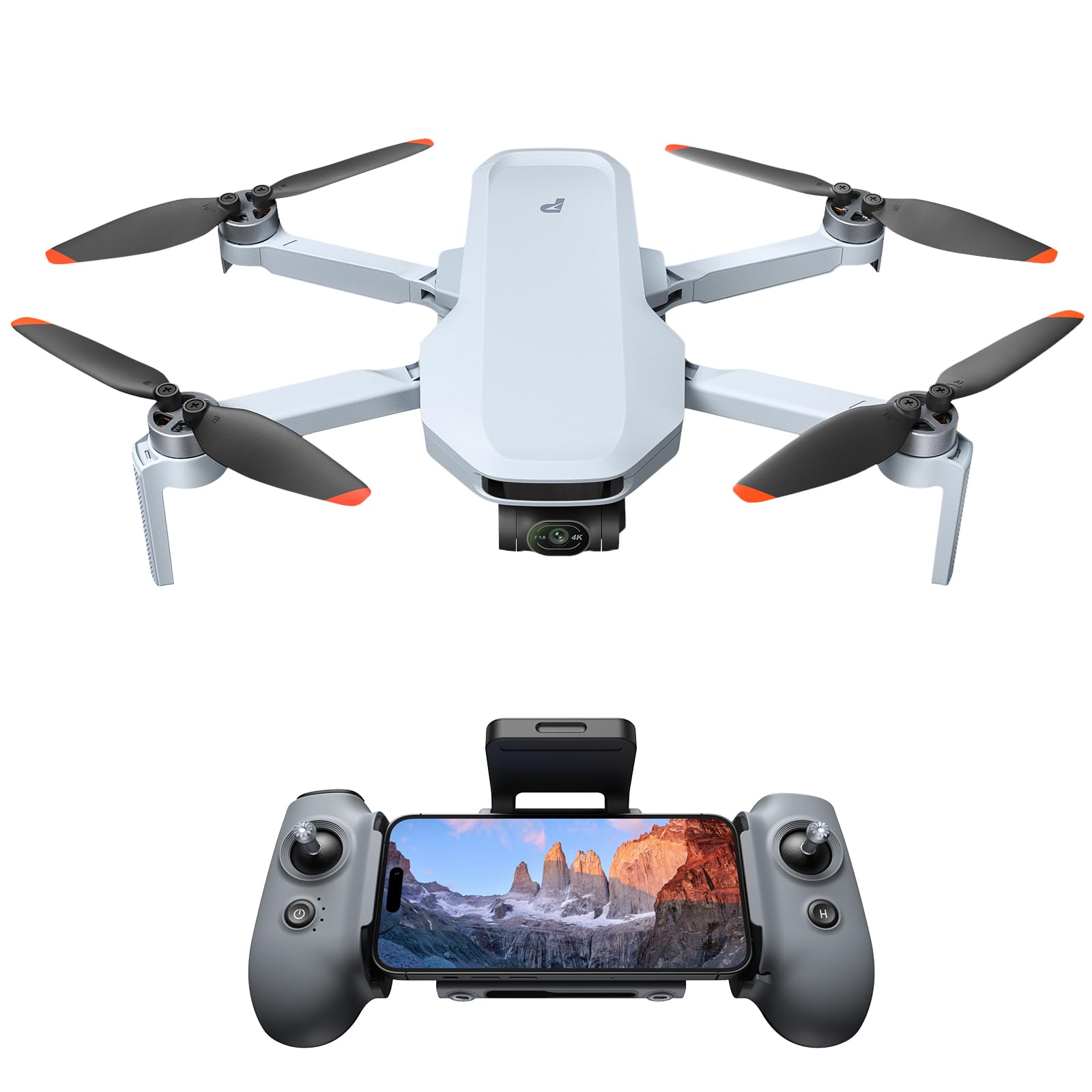 Potensic ATOM 2 3-assige gimbalcamera-drone 4K HDR-video, 8K-foto, verticale opnamen, 10-KM, AI Night Shot-tracking, onder 249 g