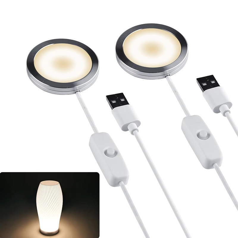 Pieza de impresora 3D para Bambu Lab, Kit de lámpara LED 001, modelo DIY, Hardware sin carcasa, blanco cálido, DC 5V, Kit de luz ajustable para impresora 3D