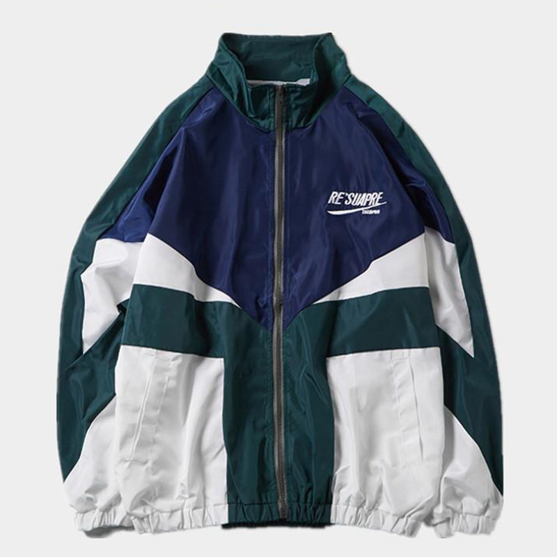 2023 Primavera Verano estilo universitario chaqueta universitaria hombres Bordado de letras chaqueta Bomber Casual calle suelta Patchwork abrigo mujeres