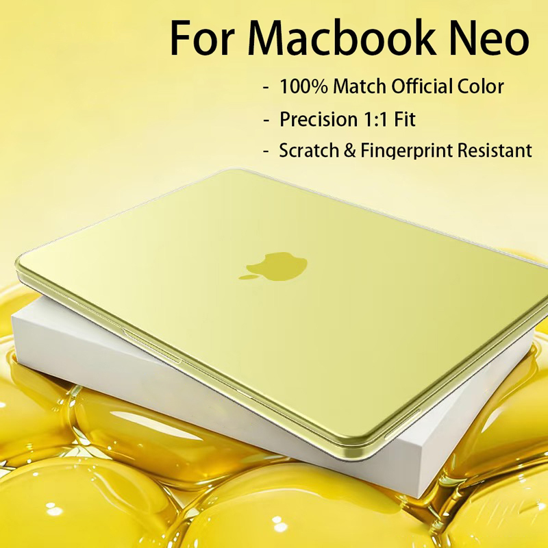 Чехол для ноутбука MacBook Neo Case 13 дюймов 2026, 100% соответствует оригинальному цвету, пластиковый матовый жесткий чехол для A3404