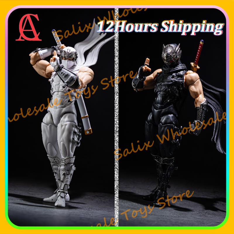 Figurki AC Toys Dostępne od ręki, druga partia: Withe Ryu Revoltech 1/12 Amazing Yamaguchi Black Ryu Hayabusa Ninja Gaiden