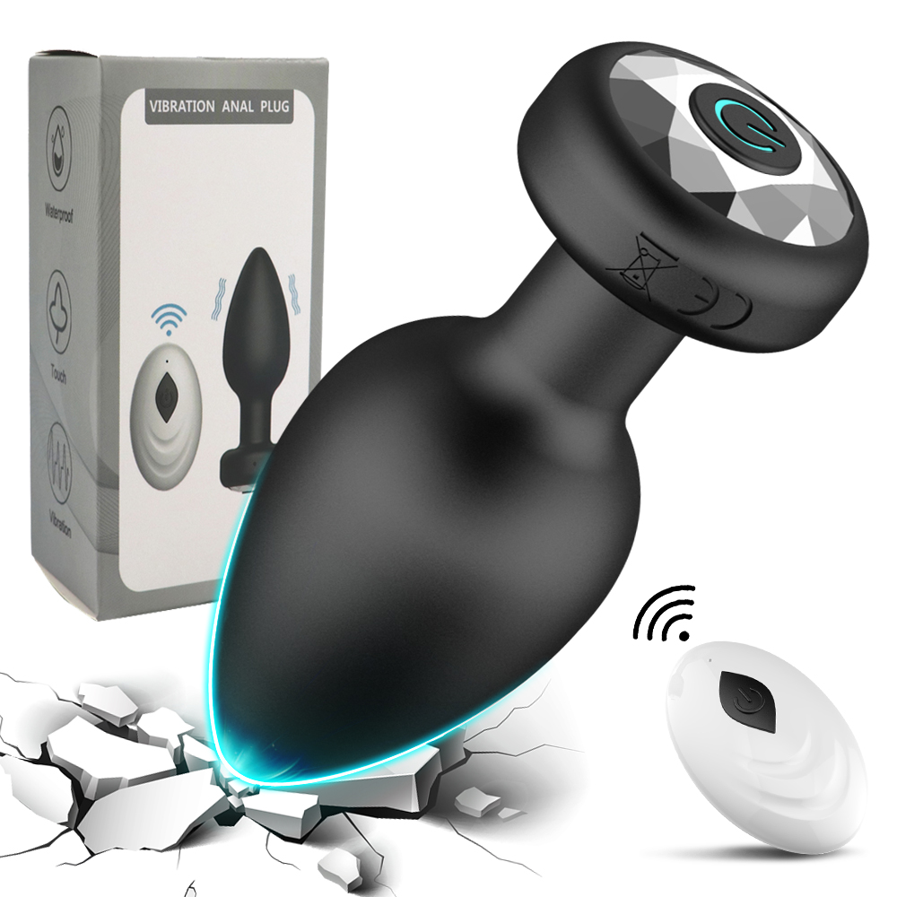 Vibrador Anal inalámbrico con Control remoto, tapón Anal para hombres, masajeador de próstata, masturbador vaginal femenino para adultos, Juguetes sexuales, mujeres, hombres, Gay