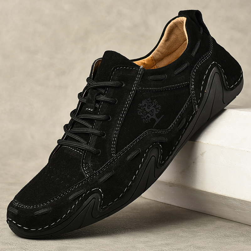 Mocassins casuais de couro masculino, sapatos vestido de noiva, mocassins novos em tamanho grande, sapatos de camurça, alta qualidade, tamanhos 48