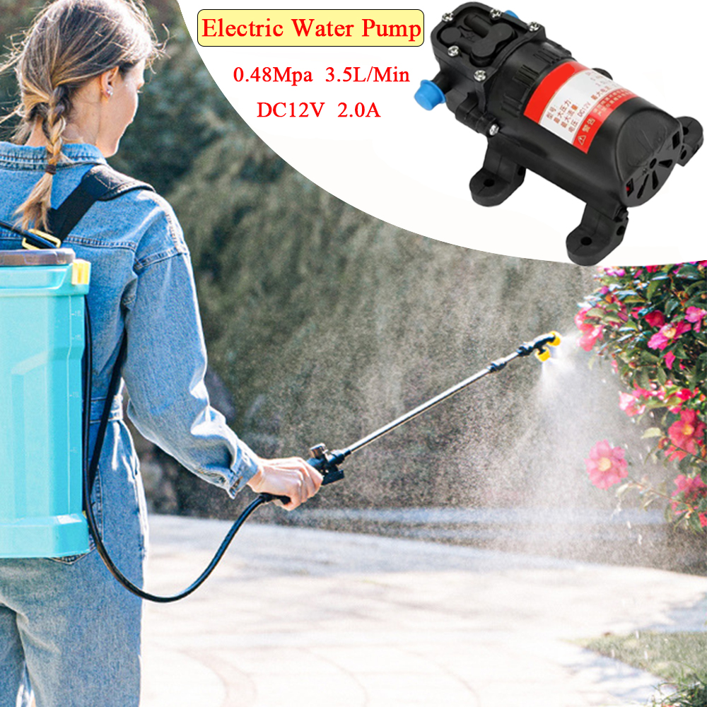 12v Landbouwwaterpomp Draagbare Elektrische Membraanspuitpomp Aquarium Fontein Boot Gereedschap Circulatie Mini Hoge Druk