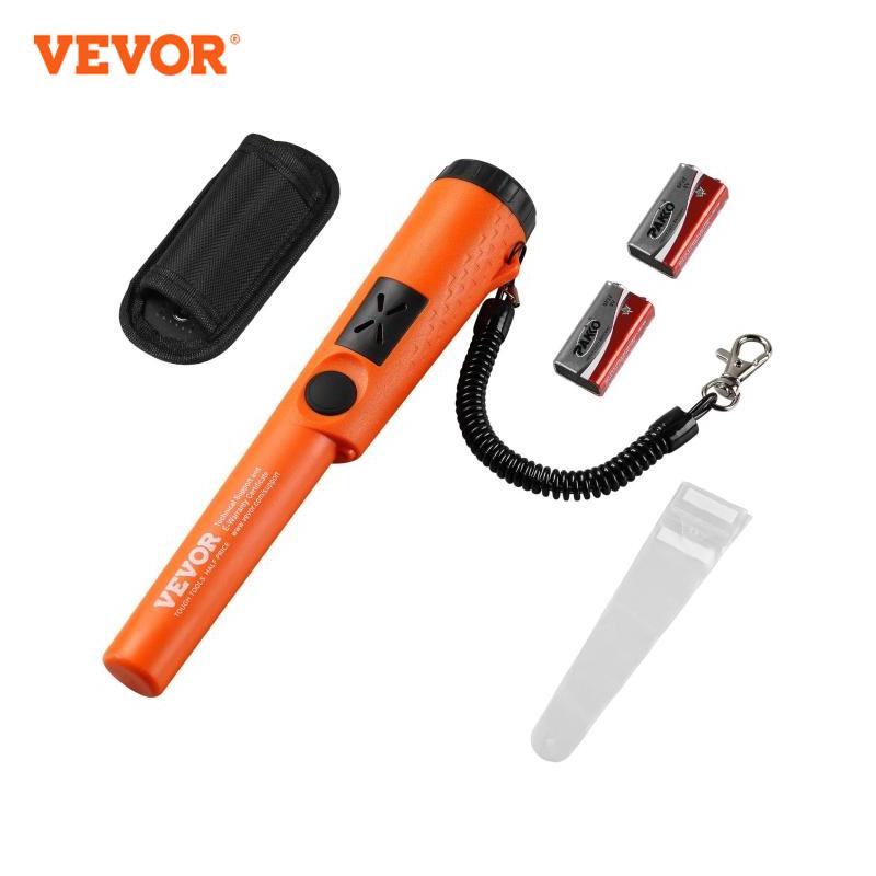 VEVOR Metaaldetector Pinpointer IP66/IP68 Waterdichte handheld Pin Pointer Wand 1,96 "/4.5" Detectiediepte 3 modi voor detectie