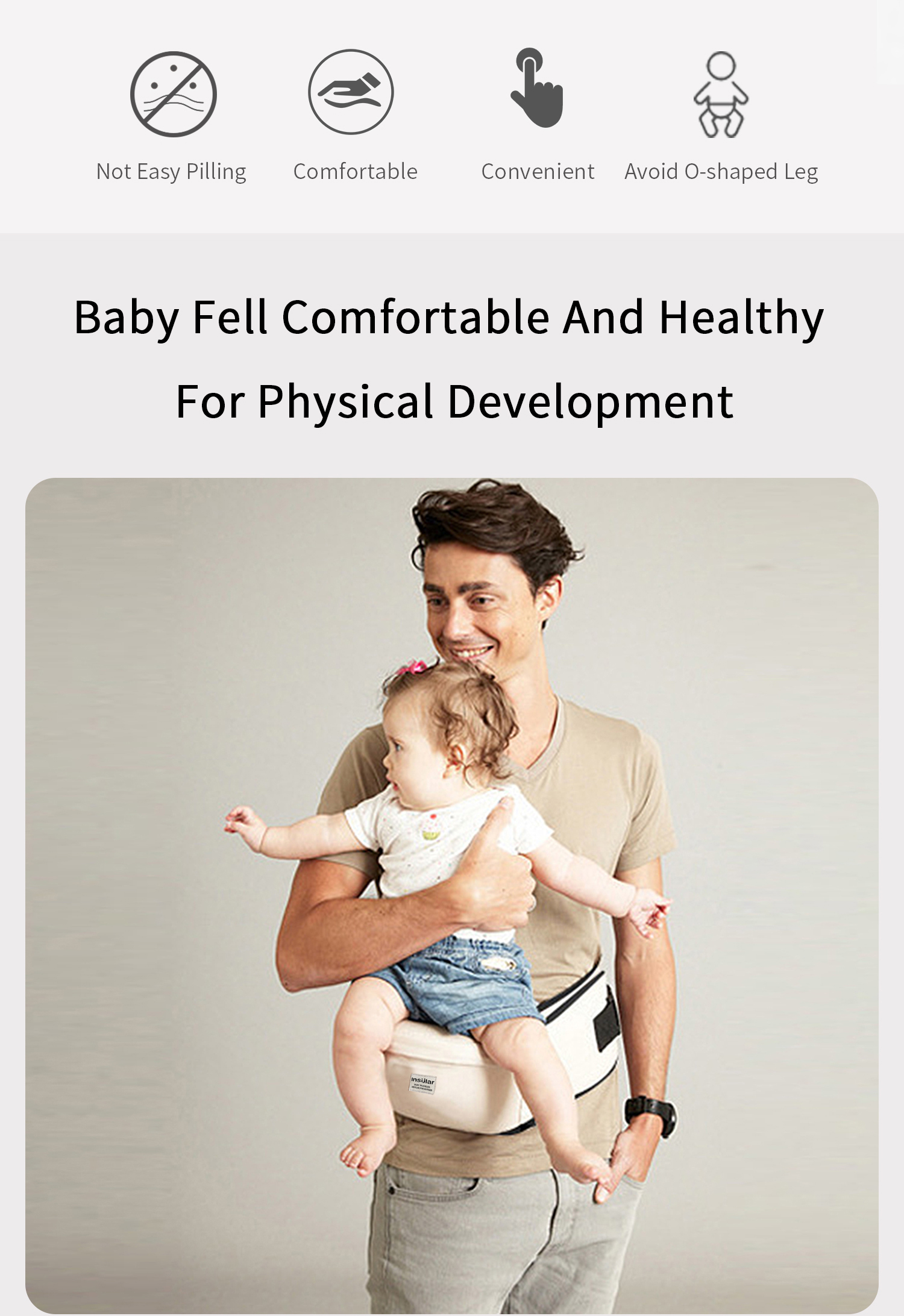 Porta-bebês cintura fezes caminhantes bebê sling segurar cinto mochila hipseat cinto crianças ajustável infantil hip assento