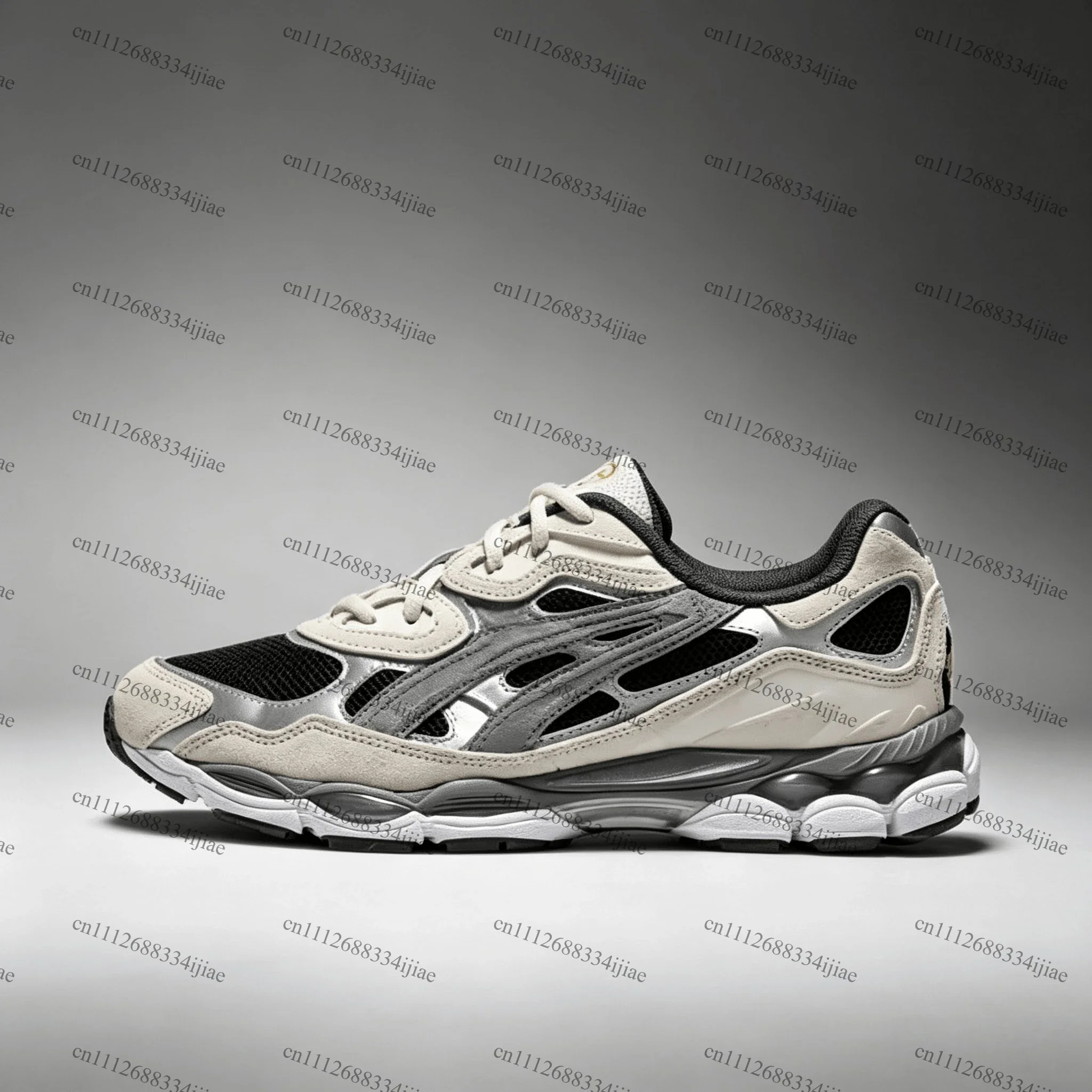 Zapatillas bajas retro para hombre, color negro y gris, estilo clásico, cómodas, con suela antideslizante, calzado informal para adolescentes y estudiantes. ‮ seohS asicseS