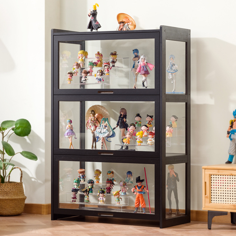 Große Lego-Vitrine aus Acryl für Figuren, Spielzeug, Ornamente und Artefakte – Staubdichte, transparente Aufbewahrungsbox für Blindboxen