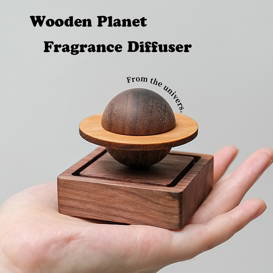 Difusor de aroma de madera sin aceite esencial, decoración del hogar con forma de Júpiter, regalo de aire fresco para amigos, artículos esenciales para dormitorio, 1 Uds.