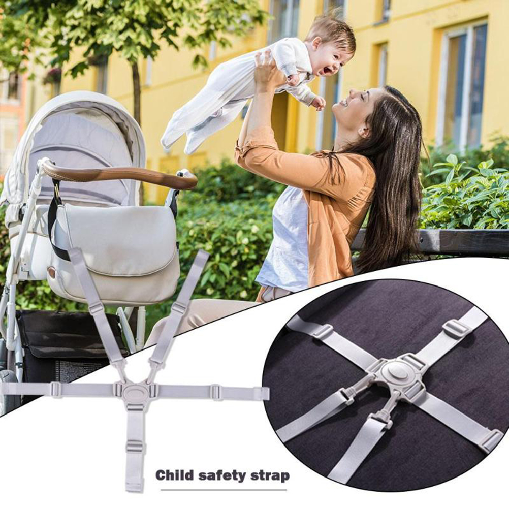 Cinto de segurança do bebê 5 ponto arnês jantar alimentação cadeira cintos de proteção do bebê cinto universal almoço assento do carro dormir cintos fixos