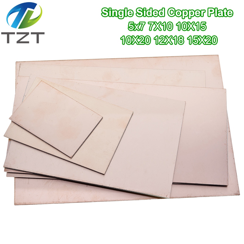 TZT 5x7 7x10 10x15 10x20 15x20 12x18 см односторонняя медная пластина Diy Kit