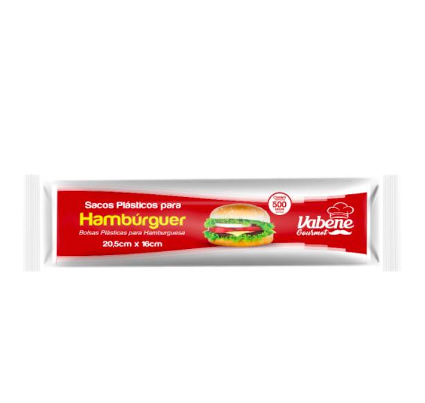 Plastic Bag P/Burger 500Un Vabene