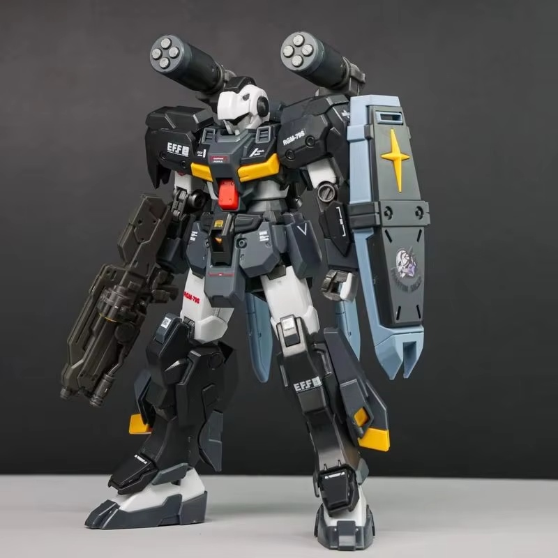 Hg 1/144 Tersedia Model Kit Zhanmo G-Line Black Standard Armor Rx-81st Rakitan Action Figure Robot untuk Kolektor Hadiah Plastik