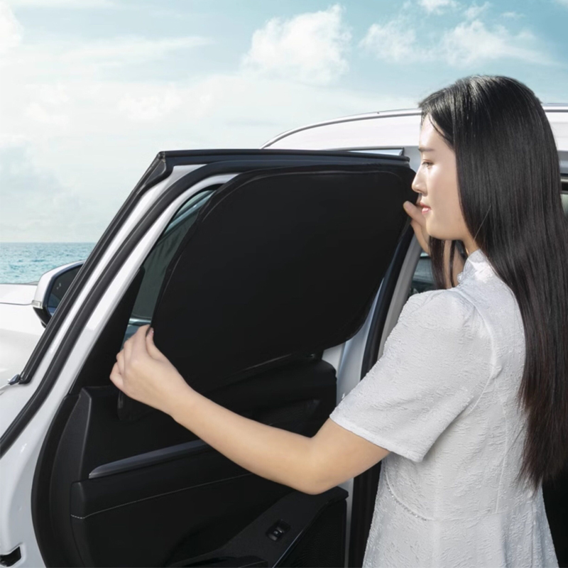 Pare-soleil de confidentialité noir pour vitres de voiture BEIJING BAIC BJ30 2025-2026 – Protection UV automatique et occultation intérieure – Accessoire
