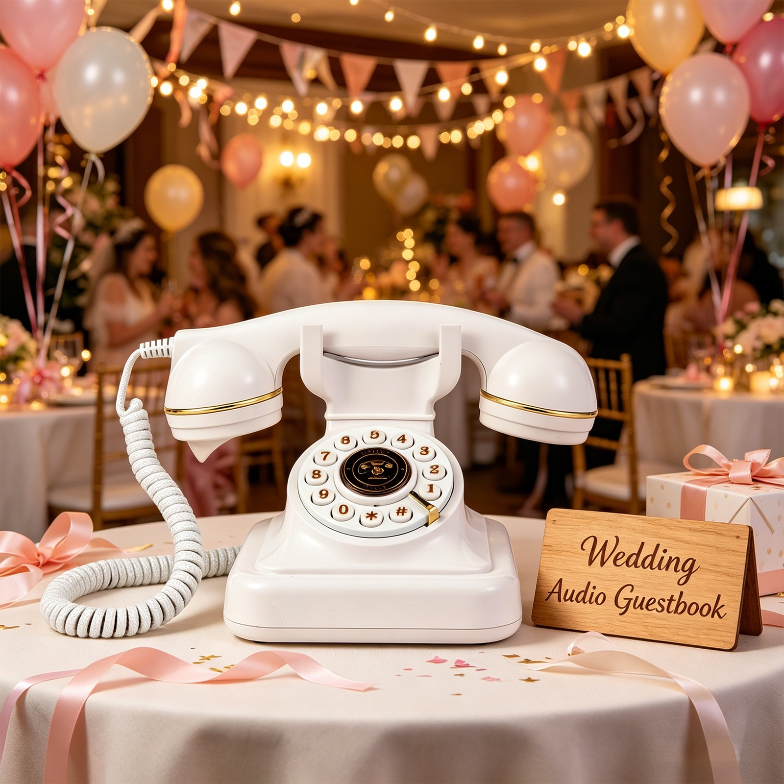 Livro de mensagens de áudio para casamento, banquete, aniversário e festas: Mensagens de voz para convidados e celebratórias