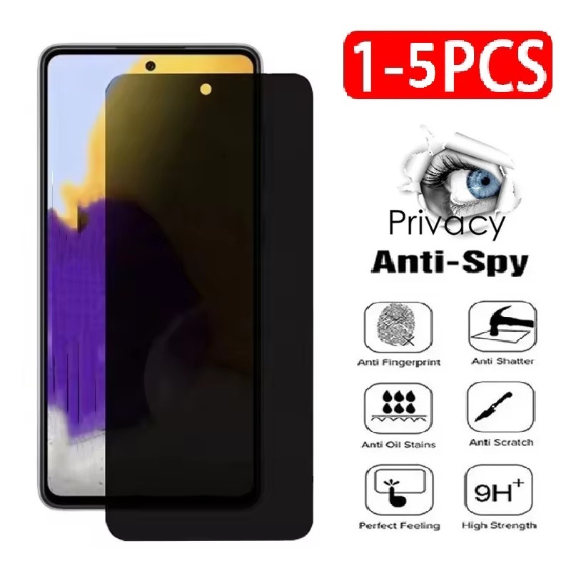 1-5 pezzi protezione schermo in vetro temperato per la privacy anti-spia per MOTO G13 G32 G42 G53 G72 G22s E13 G24 Power G Play 2024