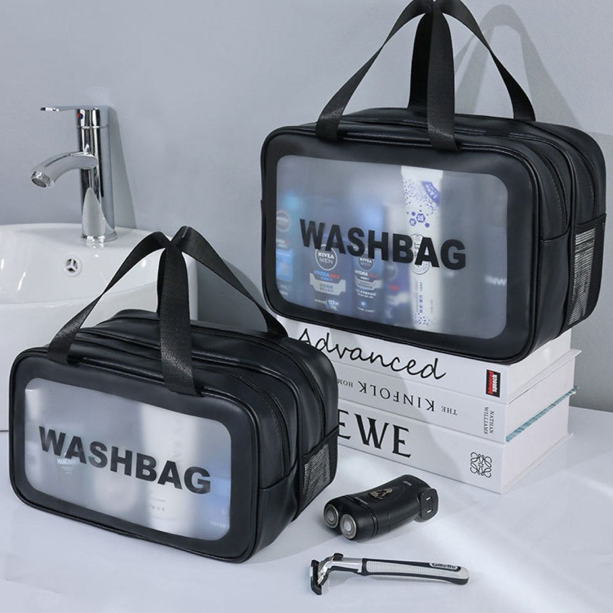 Borsa per cosmetici borsa per cosmetici da viaggio per Organizer di separazione asciutta e bagnata di grande capacità borsa da toilette portatile impermeabile cosmetici Cos
