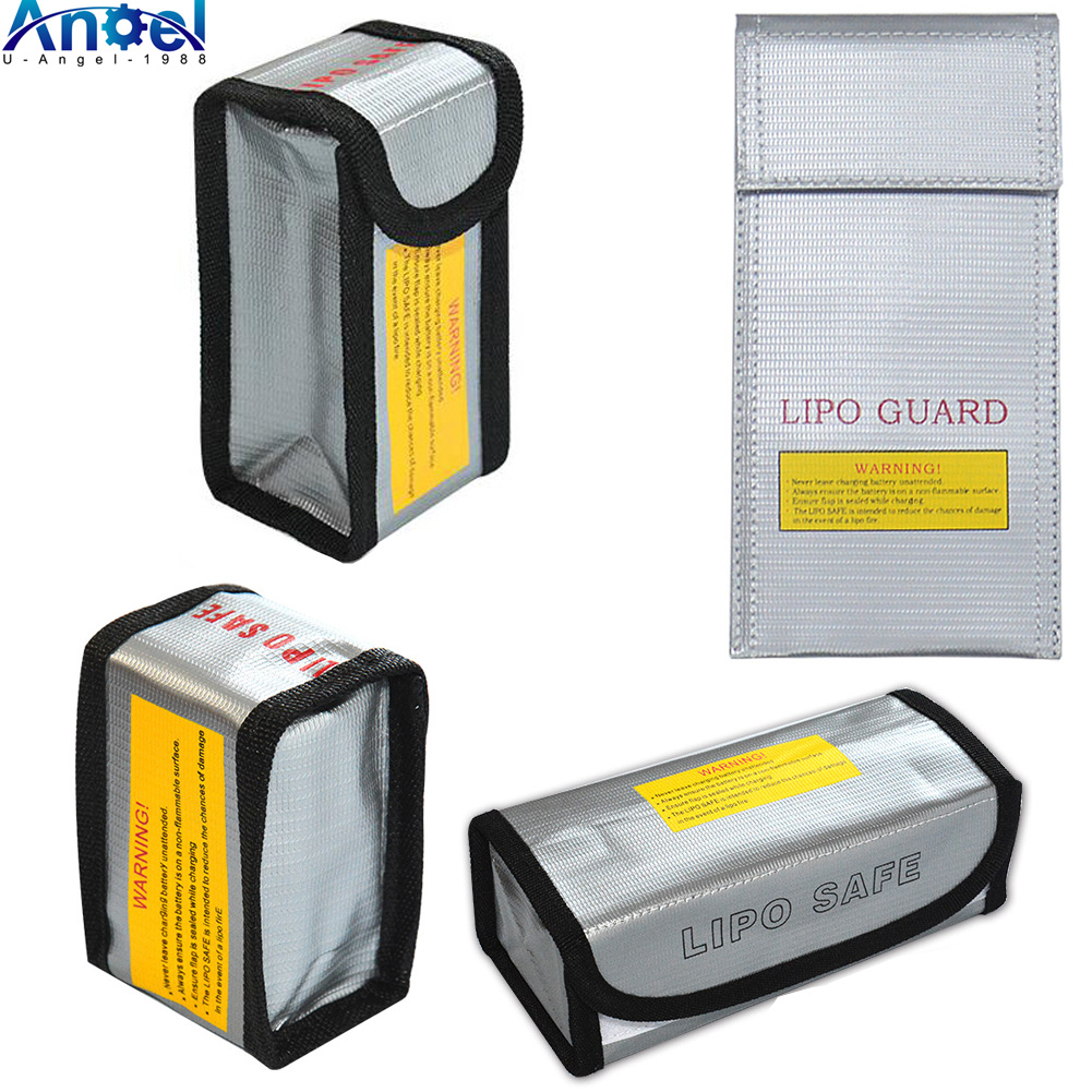 Wysokiej jakości ognioodporna i wodoodporna, przeciwwybuchowa torba bezpieczeństwa na akumulator RC LiPo Safe Guard Charge Sack 90 * 64 * 50MM