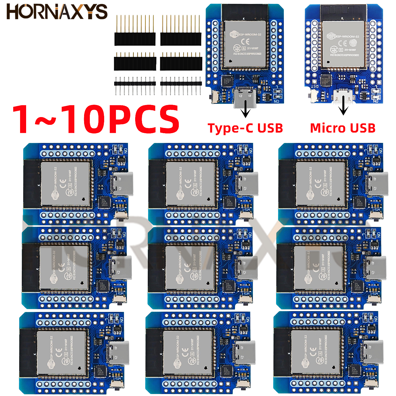1-10 uds/D1 Mini LIVE ESP32 ESP-32 WiFi + Bluetooth Placa de desarrollo de Internet de las cosas basada en ESP8266 TYPE-C totalmente funcional