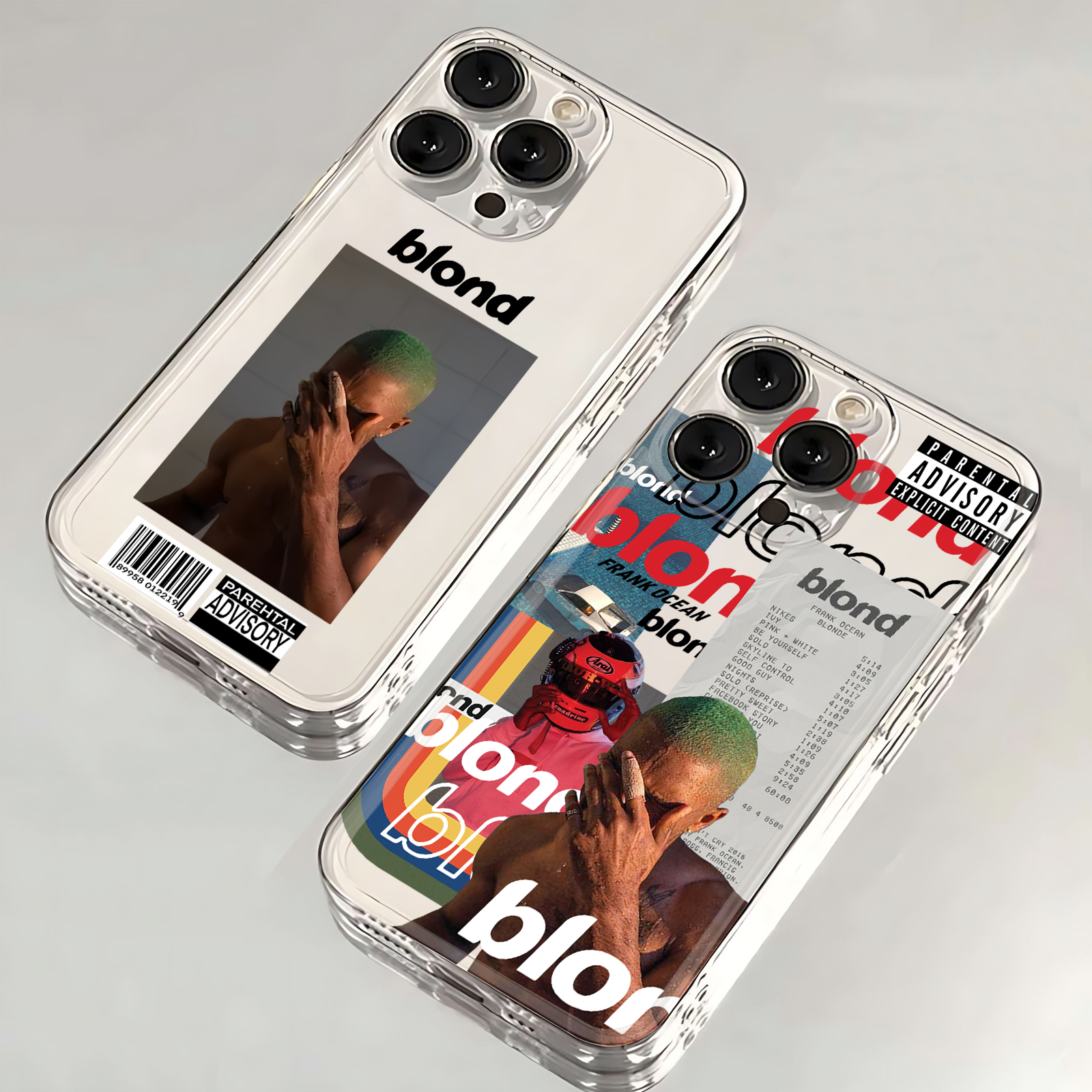 นักร้องFrankสีบลอนด์มหาสมุทรร้อนสําหรับiPhone 16 15 14 13 12 11 Mini Pro Max X XR XSMax 7 8 Plus SE20 ฝาครอบโปร่งใส