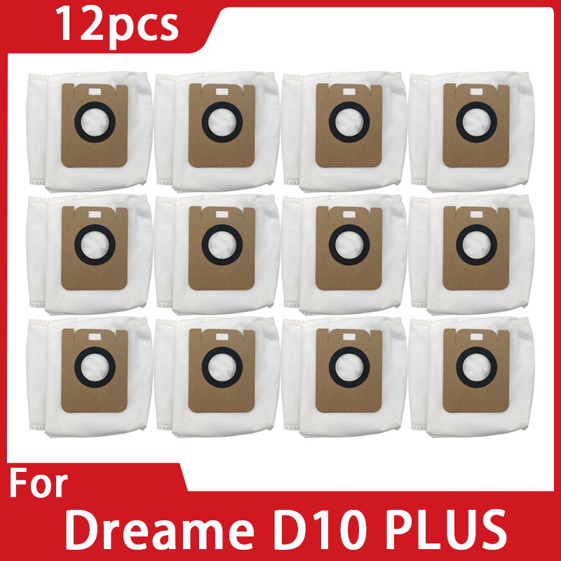 Bolsa de polvo Dreame Bot D10 Plus, accesorios RLS3D, bolsas de Robot aspirador, bolsa sucia, repuestos