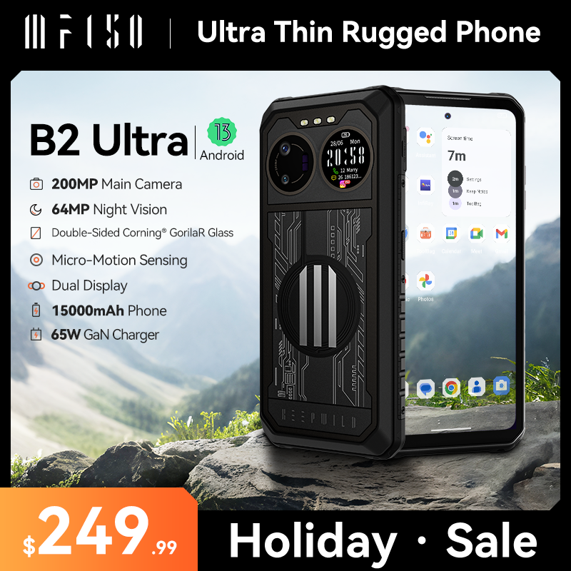 [รอบปฐมทัศน์โลก] IIIF150 B2 Ultra Rugged Machine 15000mAh 120Hz 6.8 ''หน้าจอ 12GB 256GB 200MP Micro-Motion Sensing Dual Display