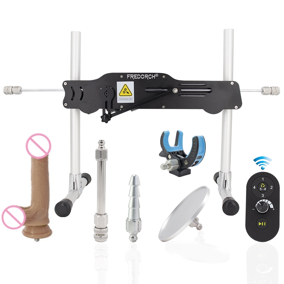 FREDORCH APP/Remote Intelligente Sex Machine 120W Power met Prevent Rotatie Dildo Speeltjes voor Vrouwelijke Mannelijke Masturbatie Machine