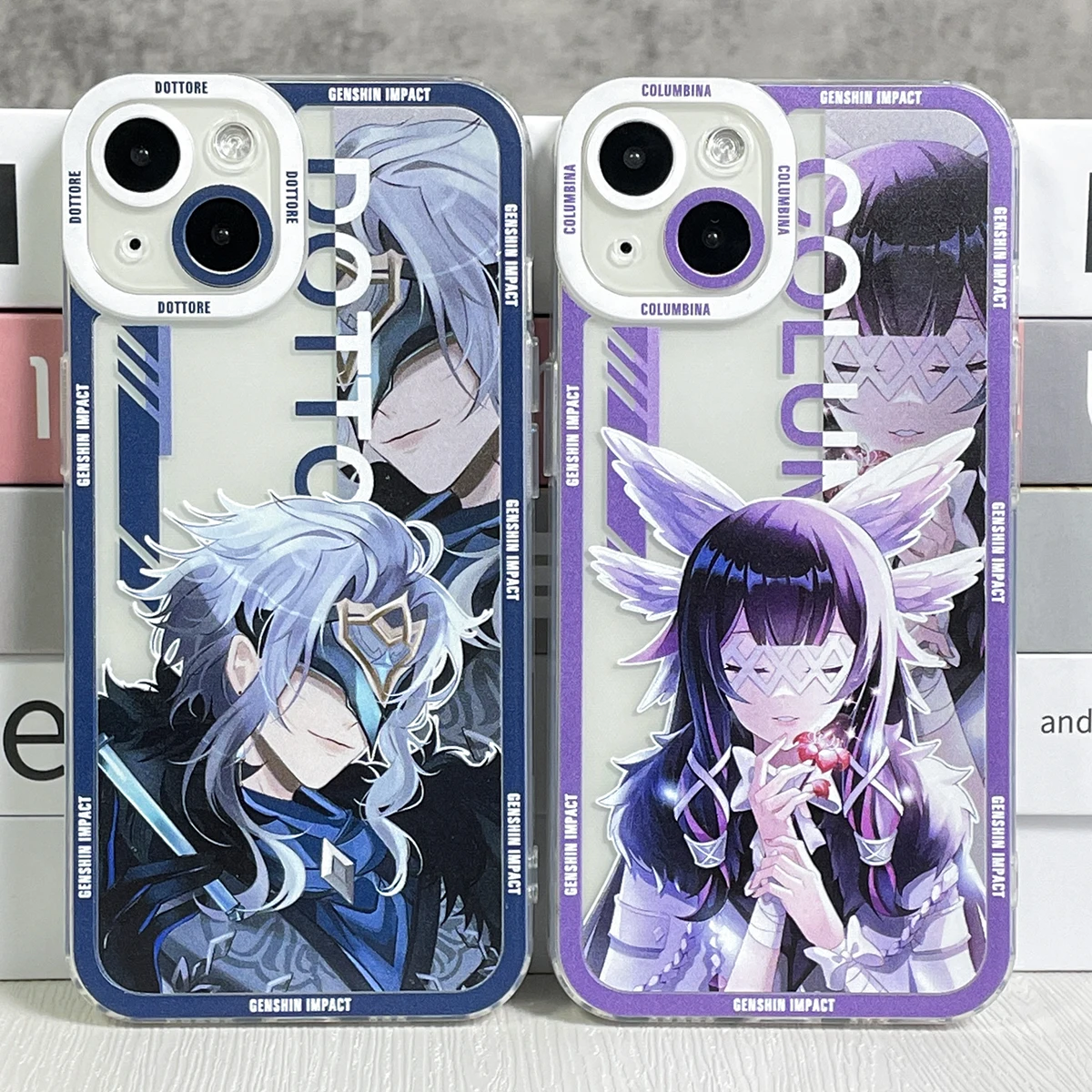 Genshin funda de teléfono de impacto para Samsung Galaxy, carcasa transparente para teléfono móvil, S10, S20, S21, S22, S23, S24 FE Plus, Ultra Note 20