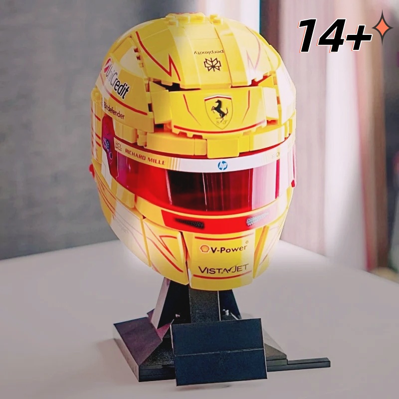 Woondecoratie Klassieke Helm Assemblage Bouwstenen 884 Stuks DIY Bouwset Ornament Speelgoed voor Volwassenen Verzamelaars Souvenir
