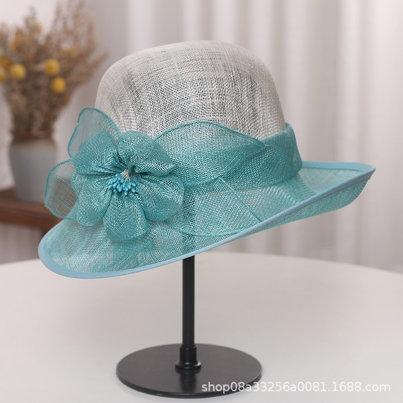 Women's Summer Holiday Beach Flower Sun Hat Lady Sweet Elegant Sun-proof Sunhat