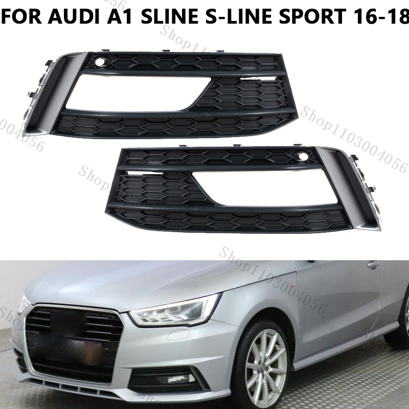 Ramka świateł przeciwmgielnych przedniego zderzaka, osłona, kratka, akcesoria do Audi A1 Sline S-line Sport 2016 2017 2018