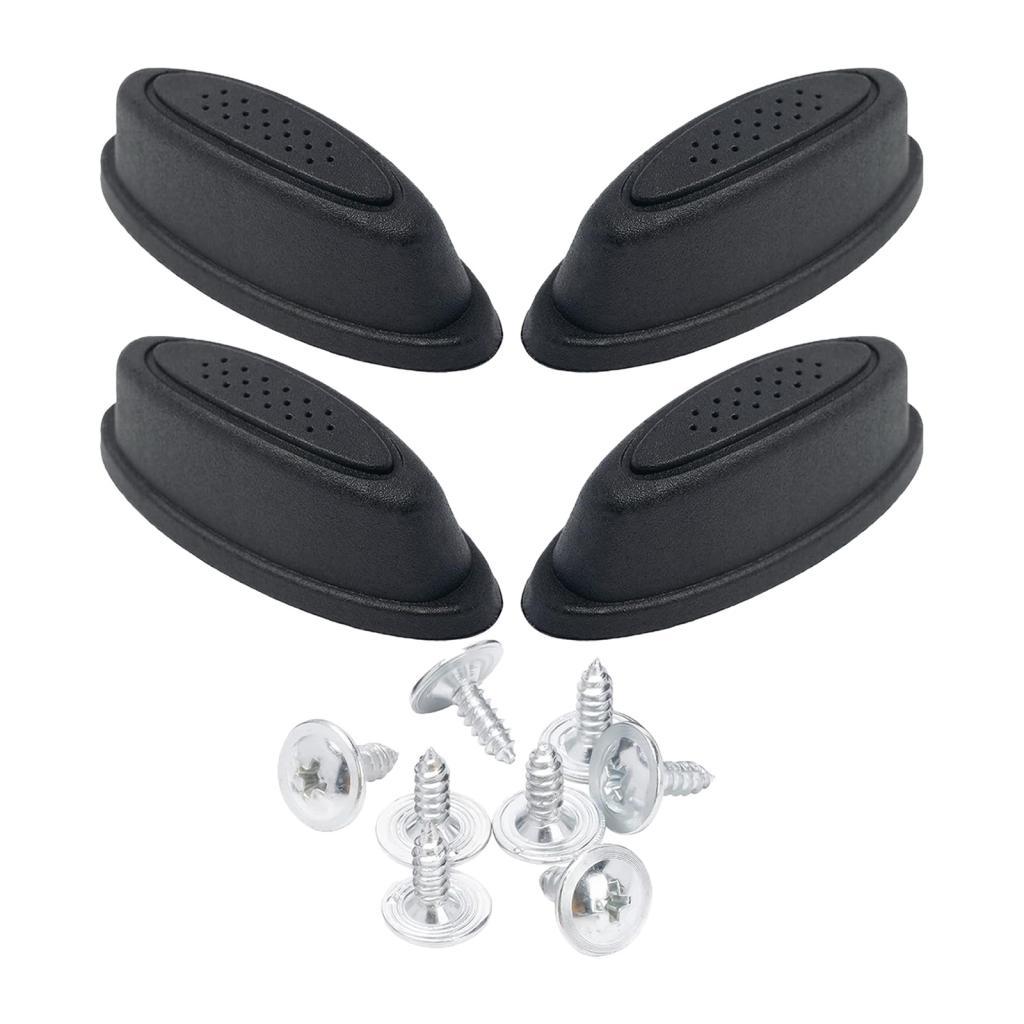 Koffer Voeten Pad, Bagage Bodem Stud Stand Black Feet Pads , Premium,