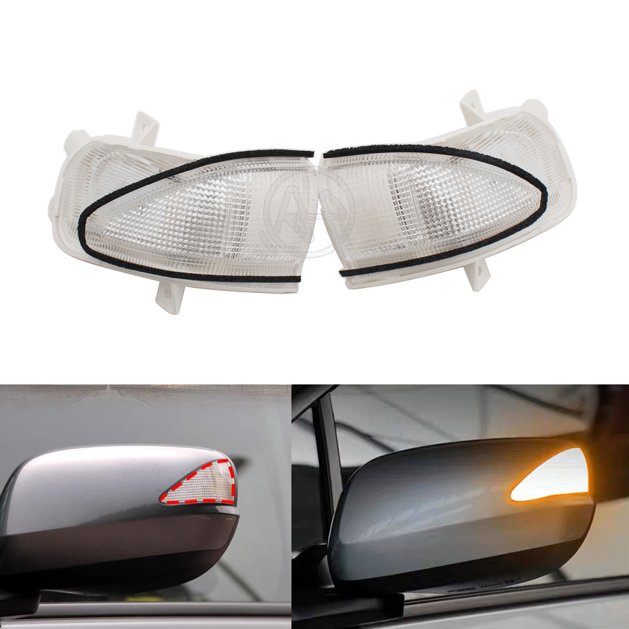 Auto Links/Rechts Spiegel Richtingaanwijzer Led Licht Lamp Voor Honda Inzicht Fit Jazz 2009 - 2014