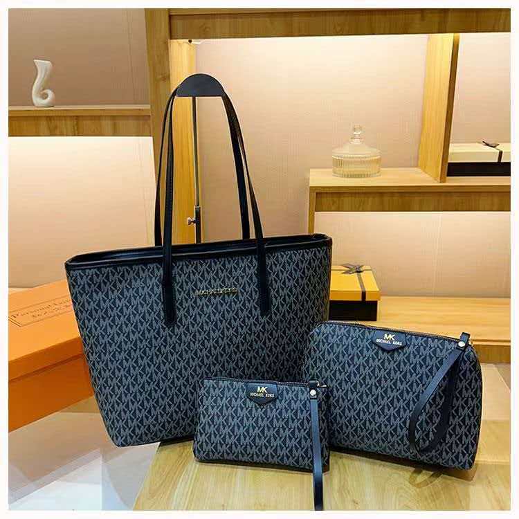 Michael Kors Jet Set Travel Print Damska Torba Crossbody Duża Pojemna Torba Tote Damska Modna Torba na Ramię do Pracy Nowość 2026 S