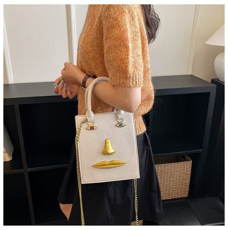 Bolsa de Mão Clássica de Marca de Luxo para Mulheres em Couro Elegante - Bolsa Transversal Fashion para Senhoras Designer